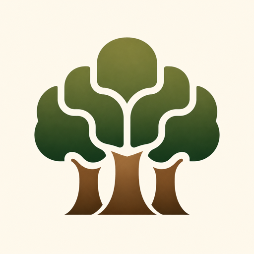Grove logo showing three oak trees joined into one canopy
