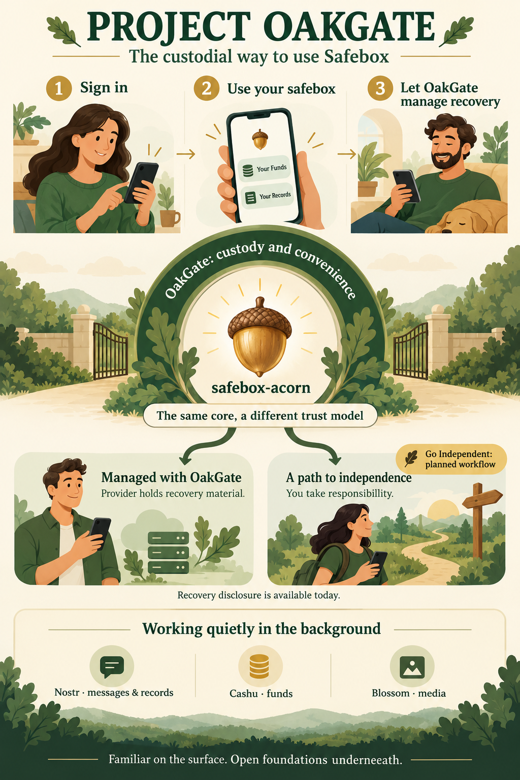 Project OakGate and the shared Acorn foundation