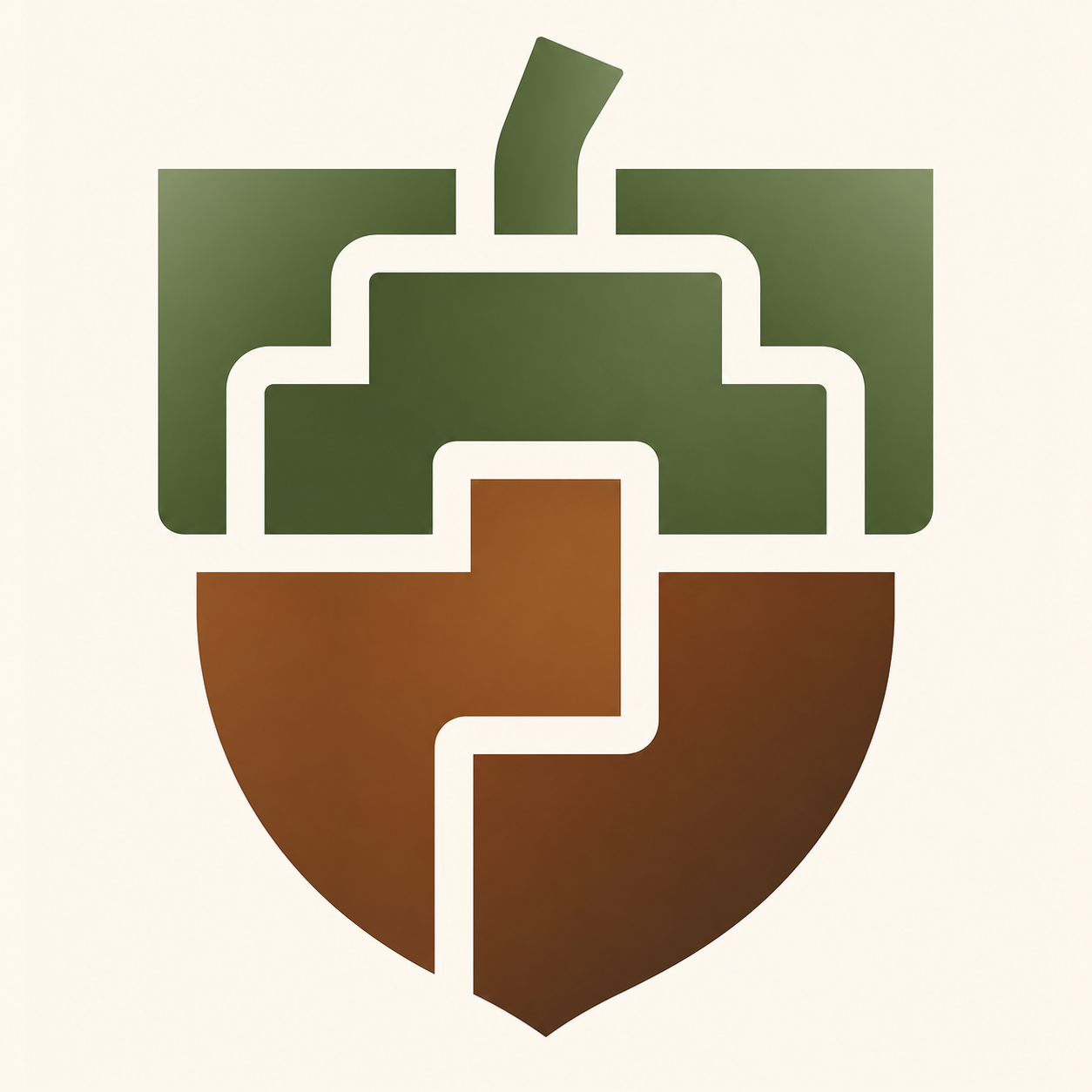 Acorn geometric logo